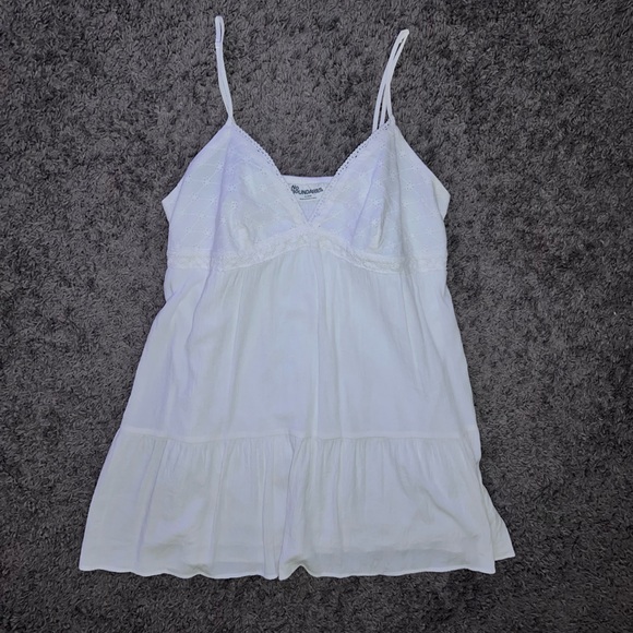 No Boundaries White Lace Trim Cami - Picture 1 of 3